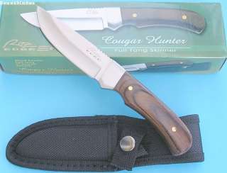 Rite Edge Cougar Hunter Fixed Blade Wood Handle Hunting Knife NIB 