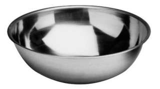 MIXING BOWL, 3 QT., 9 3/4 D X 2 3/4 H, STANDARD, STAINLESS STEEL 18 