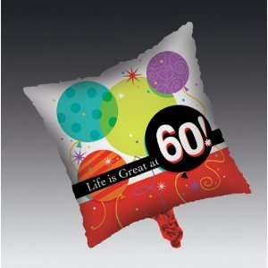  60th Birthday Metallic Party Balloons Health & Personal 