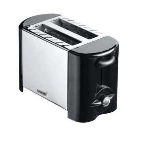   650 Watt 2 Slice Wide Slot Toaster, Stainless Steel