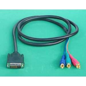  DVI to RCA Component Cable Adapter, 5ft: Electronics