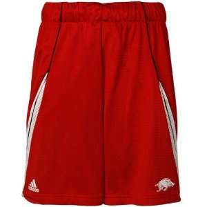  adidas Arkansas Razorbacks Cardinal Team Basketball Shorts 