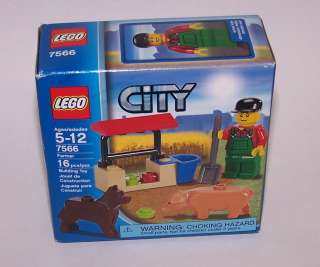 Lego 7566 City Farmer Animals Pig Dog 145 pcs  
