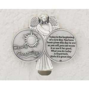  Have a Great Day Guardian Angel Visor Clip: Home & Kitchen