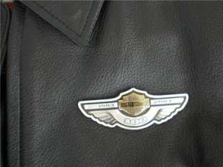 100th Anniversary Harley Davidson Black Leather Jacket