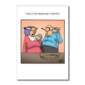    Cheapest Plan Funny Happy Birthday Greeting Card: Office Products
