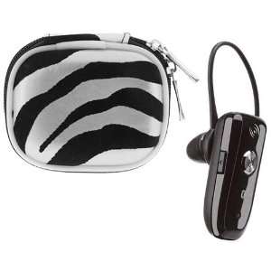  Anycom Milos 9 Mini Bluetooth Headset + Silver Zebra 