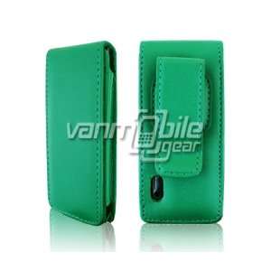  GREEN LEATHER FLIP CASE for APPLE iPOD NANO 5 Everything 