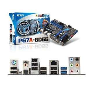  MSI P67A GD55 (B3) Desktop Motherboard   Intel   Socket H2 