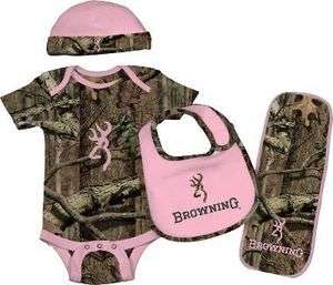 Browning Baby Camo/Pink Set  