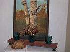 Primitive Candle holder, pip berry & Battery Candle