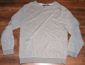 Mens Urban Behavior Gray 1 Button Sweater Sz X Large  