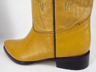   boots & belt camel brown lizard leather 2 M Beto Botas western  