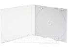 50 Pack Single White Slim 5mm CD DVD Storage Jewel Case