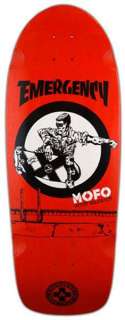 Black Label Emergency MOFO GUEST Skateboard Deck RED  