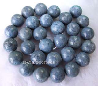 14mm Blue grass Coral Round gemstne Beads 16  