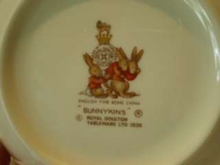 ROYAL DOULTON LETTERBOX BUNNYKINS BONE CHINA COUPE CEREAL BOWL  