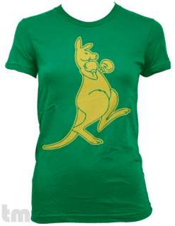 BOXING KANGAROO Australia Flag American Apparel T Shirt  