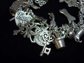 James Avery Sterling Silver HUGE CHARM BRACELET WITH 51 CHARMS MANY 