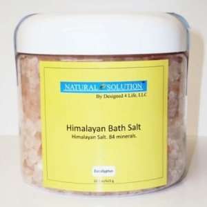  Himalayan Bath Salts In Jar   Eucalyptus Beauty