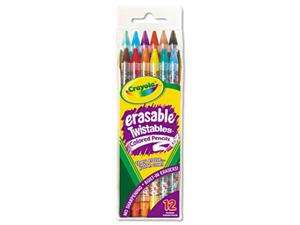   Crayola Twistables Erasable Colored Pencils, 12 Assorted Colors/pack