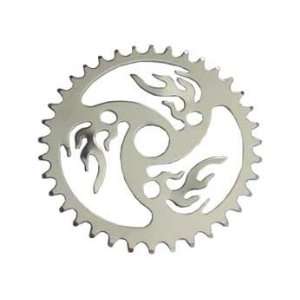  Lowrider Bike  Bicycle Chainring Fire 36t Chrome: Sports 