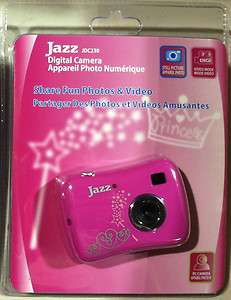 Jazz Kids Digital Camera Princess Pink Children Toy Camera  