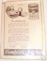 1921 Campbells Soup Ad   Campbell Kids Cute! SEE!  