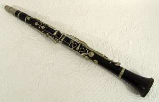 Antique French Clarinet w Early Key System & Shorter Body Length 