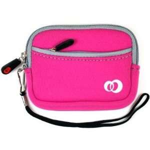 Quality Hot Pink *LOOSE FIT* Mini Sleeve Case Bag for Canon PowerShot 