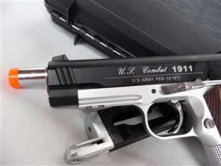 TSD WG Colt 45 1911 CO2 gas Blowback Metal Pistol 500+ fps airsoft 