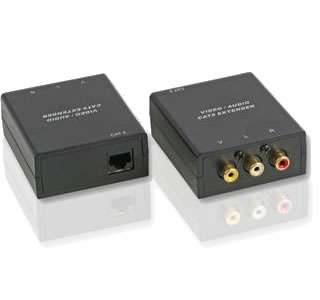Connections 3x phono sockets (composite video and stereo audio) and 