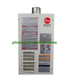   RTGL 74PVN 7.4 GPM Natural Gas Tankless Water Heater Power Vent  