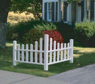 New Outdoor Lawn & Garden Country Corner Picket Fence  