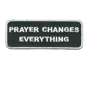   Changes Things Christian Embroidered Biker Patch 