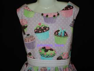 princess_trunk Happy Birthday Cute CupCake Lilac Dress  