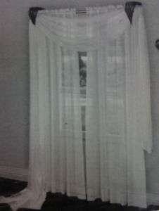 SHEER VOILE CURTAINS/WINDOW TREATMENTS  