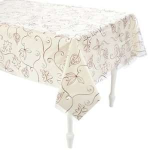  Clear Autumn Leaves Table Cover   Tableware & Table Covers 