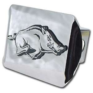  Bright Polished Chrome with Running Hog Emblem NCAA College 