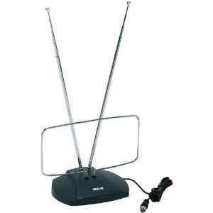RCA ANT111 HDTV DIGITAL ANTENNA BASIC INDOOR ANTENA RABBIT EARS VHF 