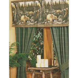   & Pillow   Bear Country Bear Country Curtain Drapes