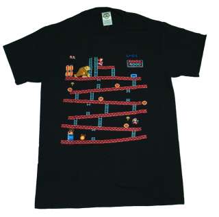 Donkey Kong Level One Video Game T Shirt Tee  