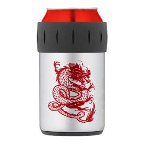  Thermos Can Cooler Koozie Chinese Dancing Dragon 