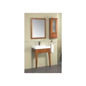   Vanity Set W/ Mirror & Wall Cabinet LC3050 Cinnamon: Home Improvement