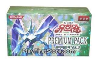 YUGIOH CARDS PP03   PREMIUM PACK VOL 3 BOOSTER BOX KOREAN  