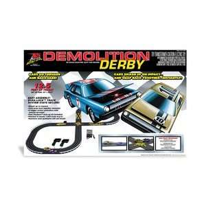  Demolition Derby Electric Slot Car Race Set: Toys & Games