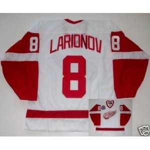 Igor Larionov Red Wings 2002 Stanley Cup Home Jersey