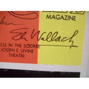  Wallach, Eli Anne Jackson Playbill Signed Autograph Waltz 