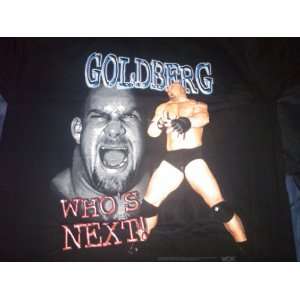  WCW/NWO Bill Goldberg Whos Next Large Black T Shirt! WWF 