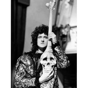  Brian May of the Queen Rock Group During the Filming of Its a Hard 